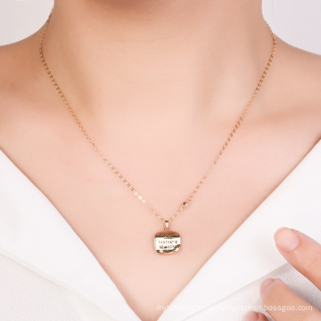 18K Gold Plated 925 Silver Valentine Day Necklace